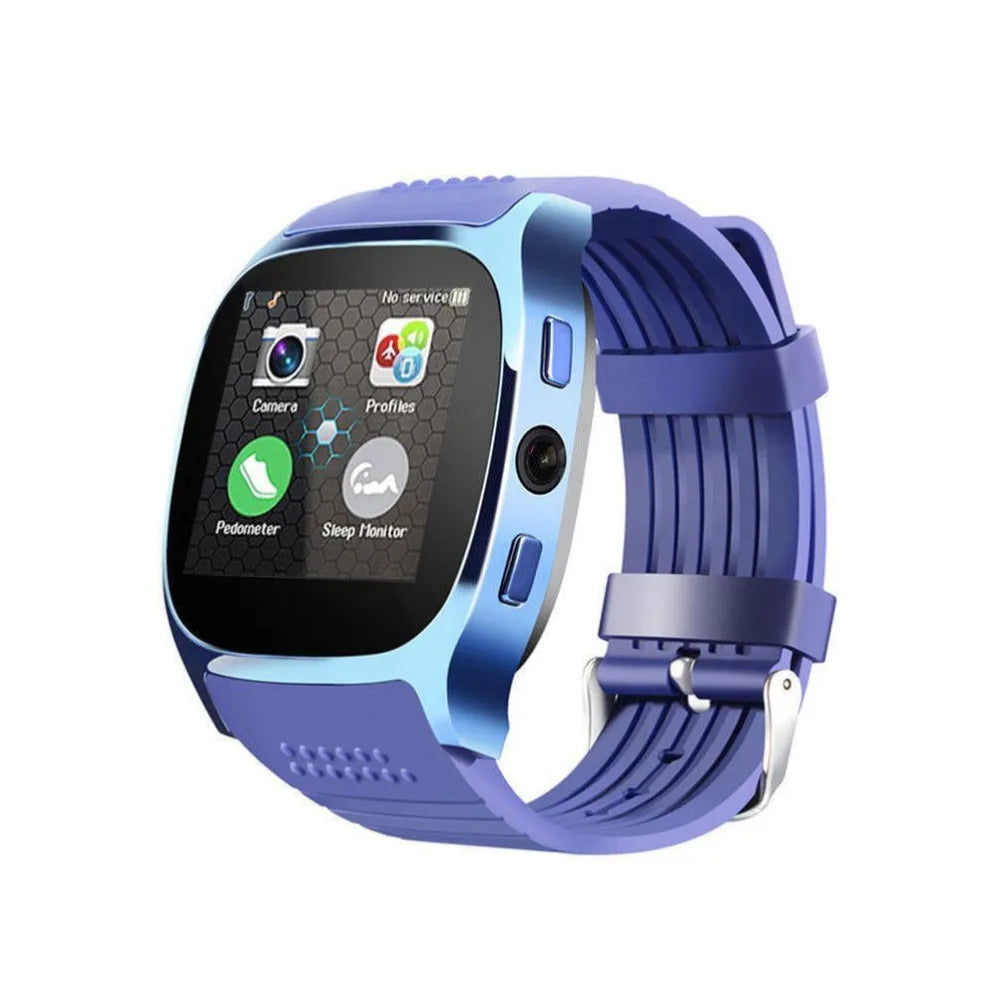 T8 V8 Bluetooth Sports Smart Watch with Camera WhatsApp Support SIM TF Card Call For Android Unisex