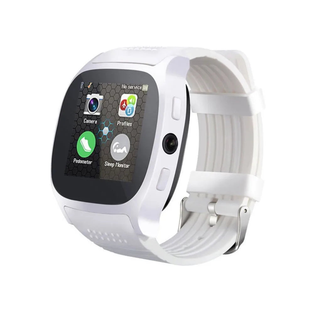 T8 V8 Bluetooth Sports Smart Watch with Camera WhatsApp Support SIM TF Card Call For Android Unisex