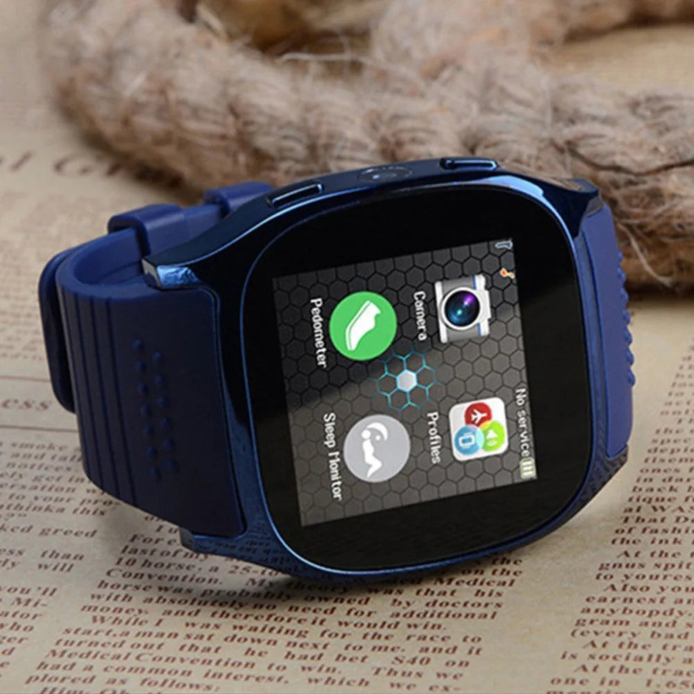 T8 V8 Bluetooth Sports Smart Watch with Camera WhatsApp Support SIM TF Card Call For Android Unisex