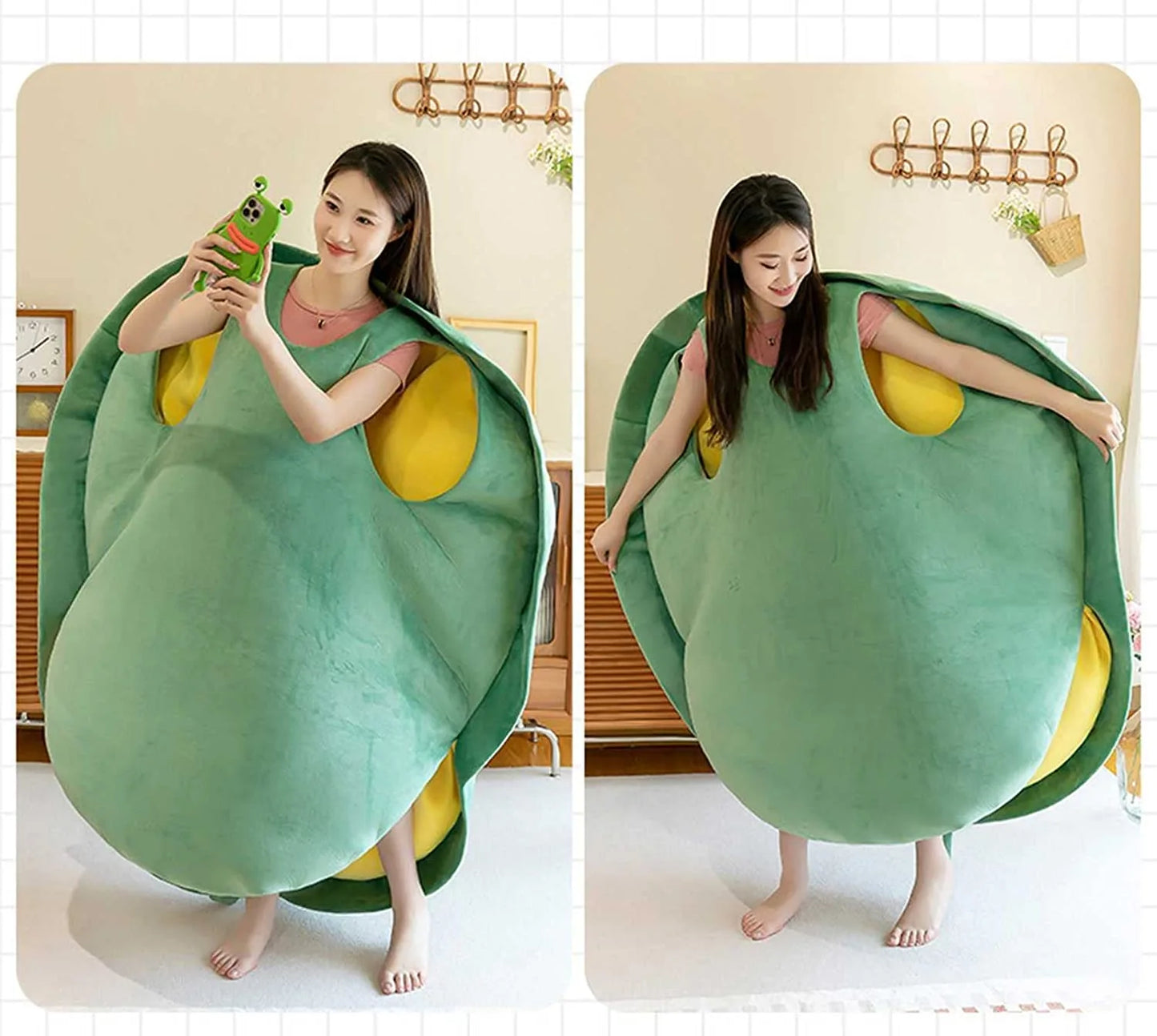 Wearable Turtle Shell Pillows