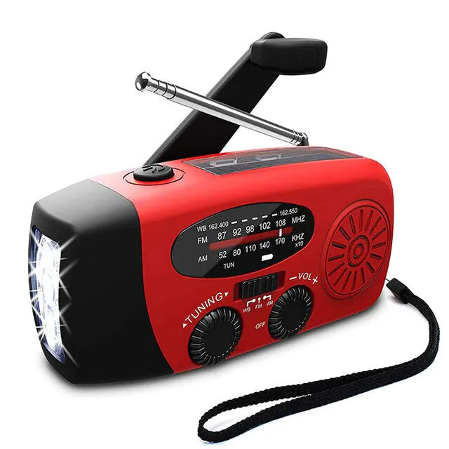 Portable Emergency Radio LED Flashlight